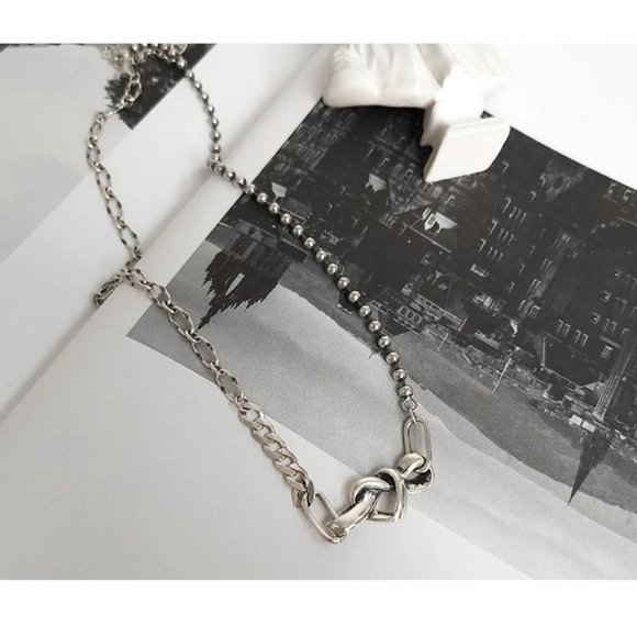 *NEW 925 Sterling Silver Vintage Heart Necklace - Picture 6 of 10